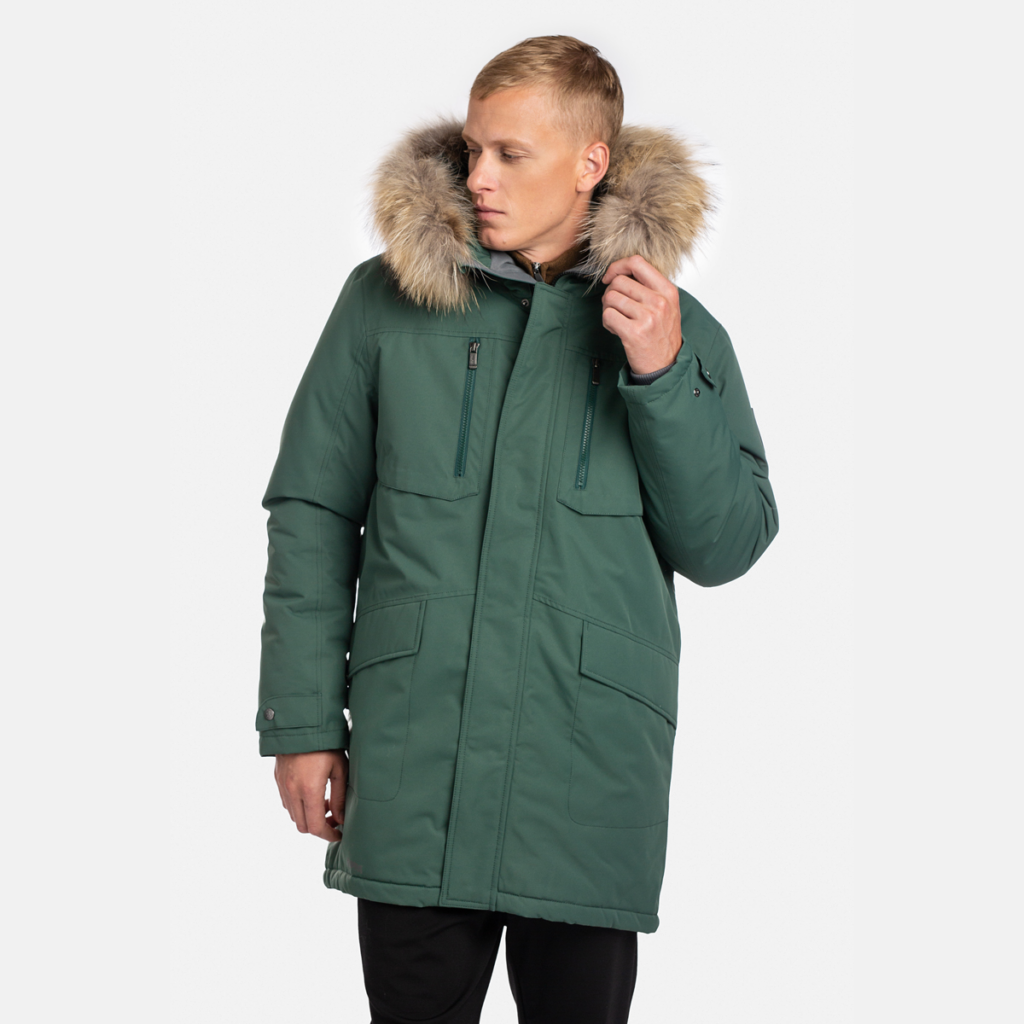 Meeste parka DAVID 1, metsaroheline L