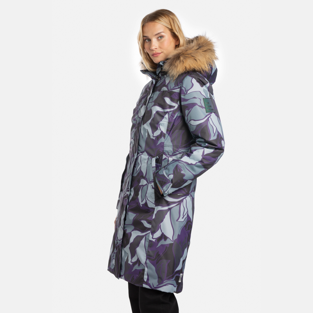 Naiste parka VIENNA 1, must mustriga L