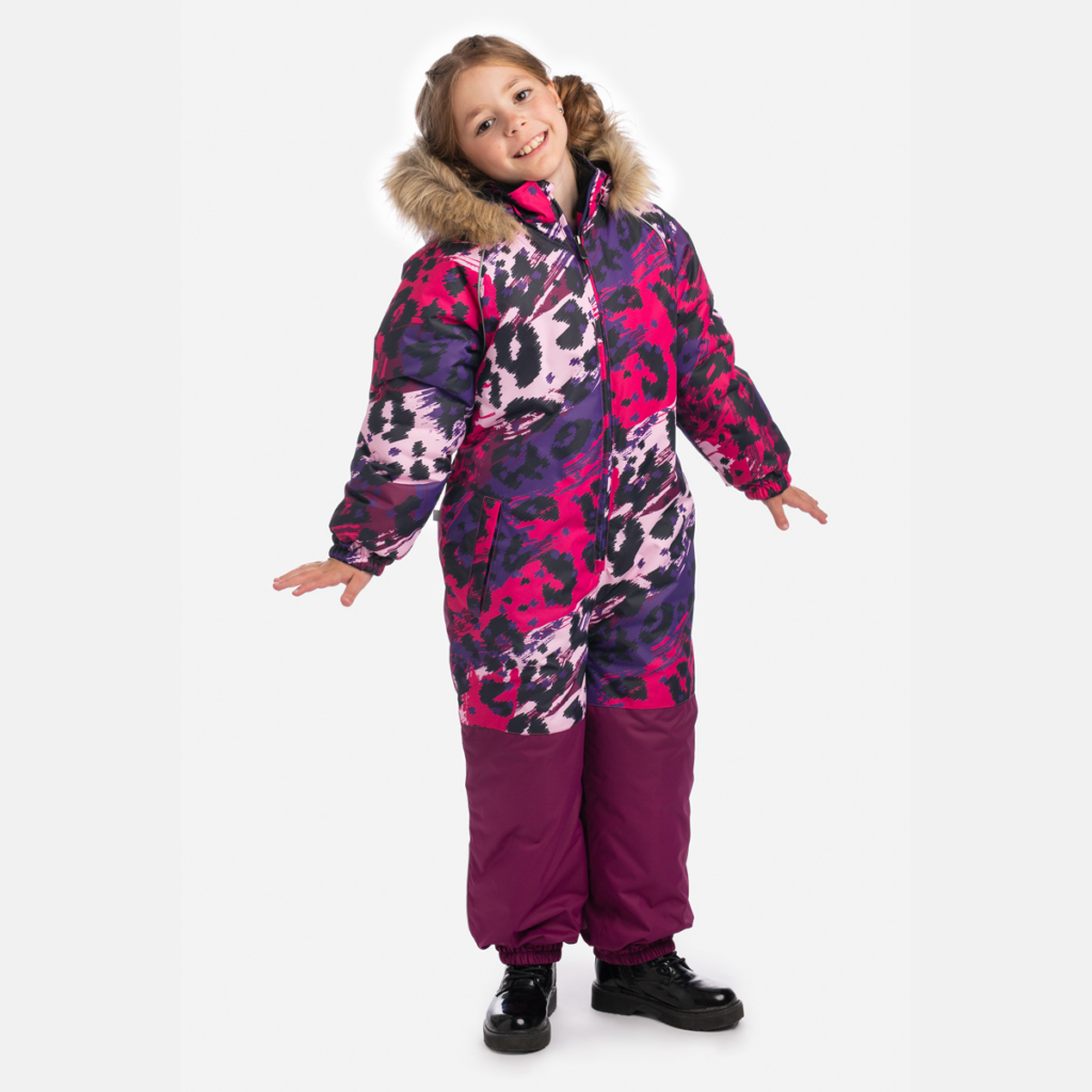 Kombinesoon WILLE, fuksia mustriga/ bordoo 104
