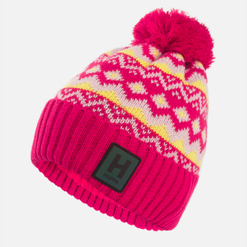Kootud müts MOLA, fuksia L