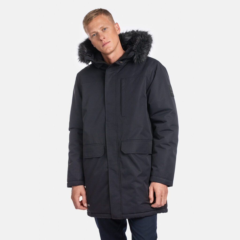 Meeste parka ROMAS, must L